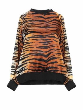 ALEXANDRE VAUTHIER
Sweatshirts
S (INT) - Brown Tiger-Print Long Sleeve Pullover